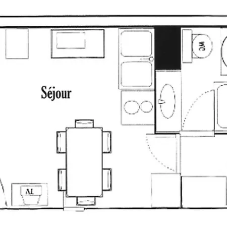 Apartamento Studio Cabine Aux Saisies, 4 Pers, Parking - Fr-1-293-155 Hauteluce